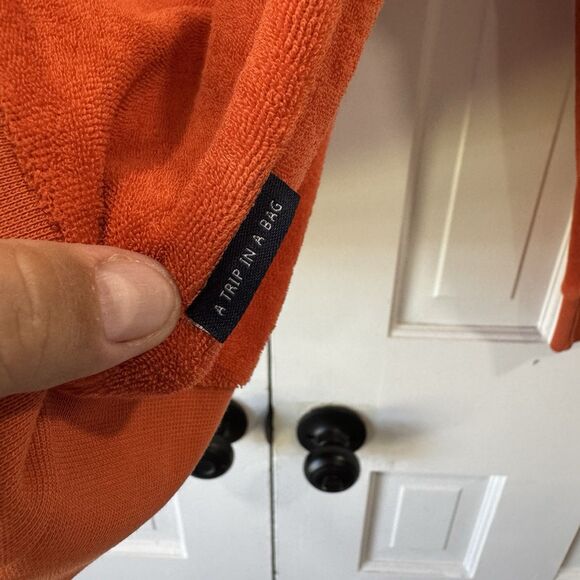 J Lawrence Khakis of Carmel Pullover Hoodie Top Terry Cotton Coastal Casual M/L - Picture 5 of 12